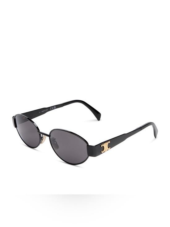 Celine Accessories - CELINE Triomphe Metal Round Sunglasses, 54mm